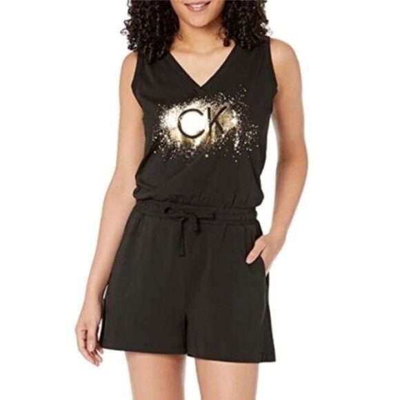 Calvin Klein Black Jumpsuit - Picture 1 of 8